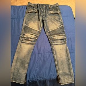Authentic Balmain Paris biker jeans